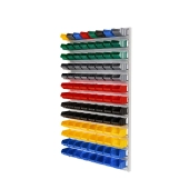 REGAŁ WARSZTATOWY WISZĄCY RW 01000 Z POJEMNIKAMI