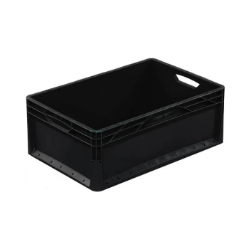 POJEMNIK MAGAZYNOWY 600x400x220 CZARNY