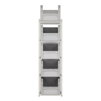 REGAŁ Z POJEMNIKAMI 60X40X32 Z OKNEM INSPEKCYJNYM