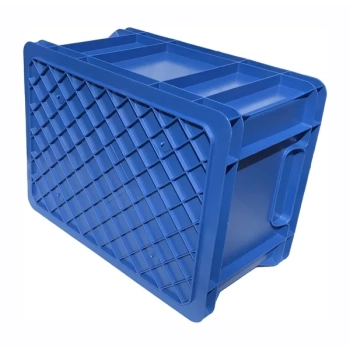 POJEMNIK MAGAZYNOWY 400X300X170 NIEBIESKI ZESTAW 96 SZT